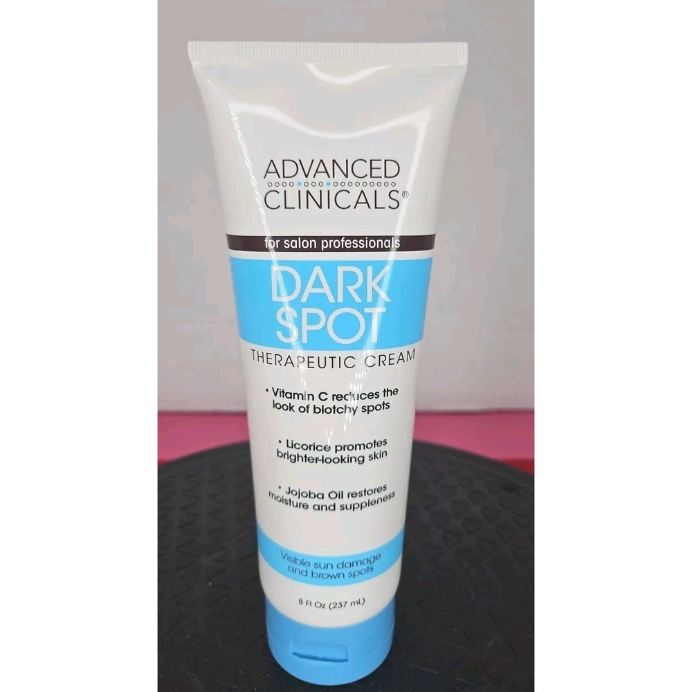 Advanced Clinicals Dark Spot Therapeutic Cream Salon Professional 8oz NEW SEALED